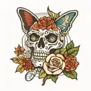 depersonalization tattoo design idea