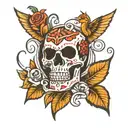 depersonalization tattoo design idea