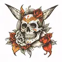 depersonalization tattoo design idea