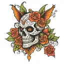 depersonalization tattoo design idea