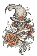 depersonalization tattoo design idea