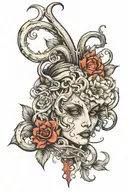 depersonalization tattoo design idea