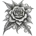 depersonalization tattoo design idea