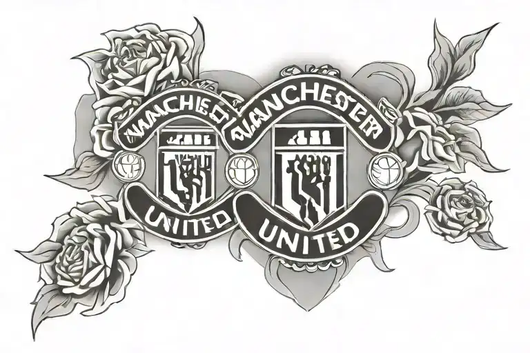 manchester United  tattoo design idea
