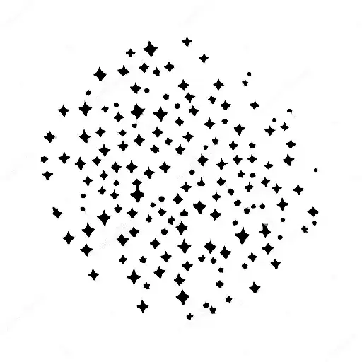 cluster of small stars tattoo design idea