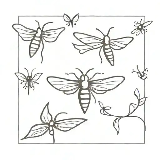 firefly  tattoo design idea