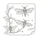 firefly  tattoo design idea