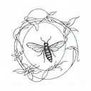 firefly  tattoo design idea