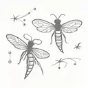 firefly  tattoo design idea
