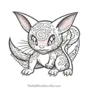 mew pokemon tattoo design idea