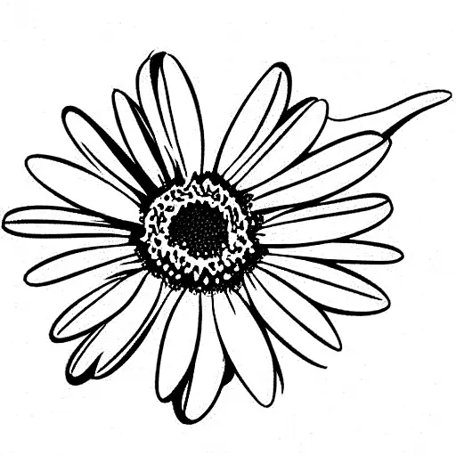 daisy, rose, lavender bouquet on the bra line, small, horizontal  tattoo design idea