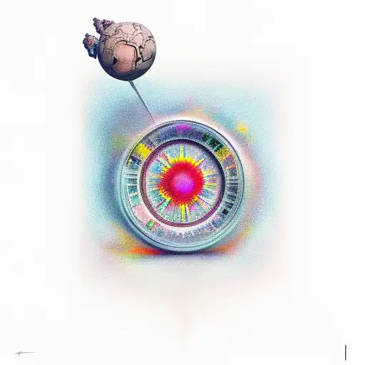 law of attraction tattoo design idea