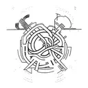 minimalist, resilience, limits, balance, everything will pass, good luck, symbol, minimalist tattoo design idea