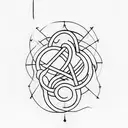 minimalist, resilience, limits, balance, everything will pass, good luck, symbol, minimalist tattoo design idea