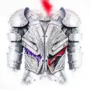 armor that gives the appearance of tearing through your flesh tattoo design idea