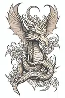 Draco tattoo design idea