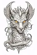 Draco tattoo design idea