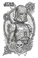 star wars tattoo design idea