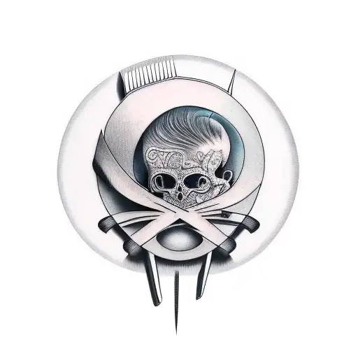 Barber  tattoo design idea