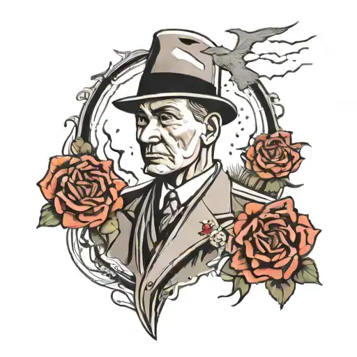atatürk an thunder storm tattoo design idea