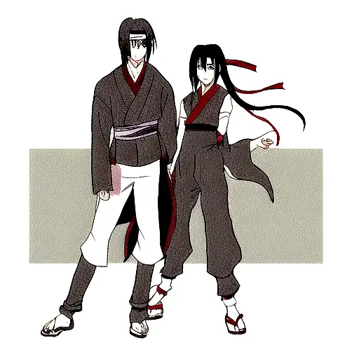 itachi and sasuke  tattoo design idea