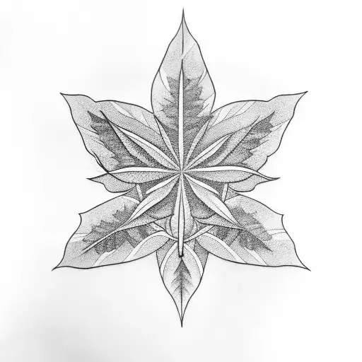 kurt ve marijuana tattoo design idea