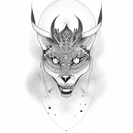 uluyan kurt tattoo design idea