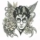 Harry potter  tattoo design idea
