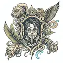 Harry potter  tattoo design idea