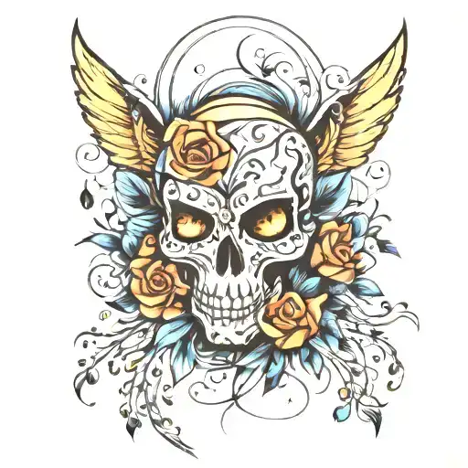 insomnia mental health tattoo design idea