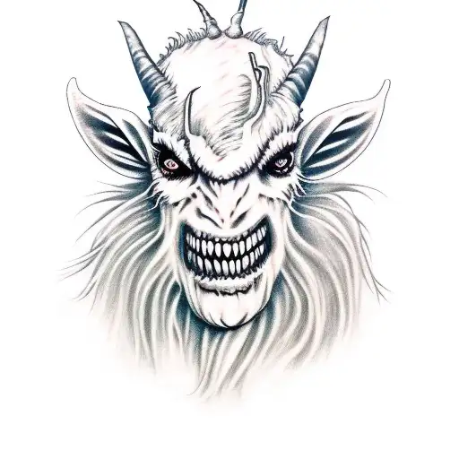 zombie goat Slipknot  tattoo design idea