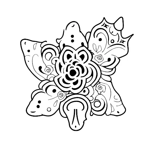 floral cowboy boots  tattoo design idea