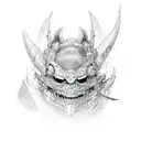 arma ninja tattoo design idea