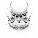 arma ninja tattoo design idea