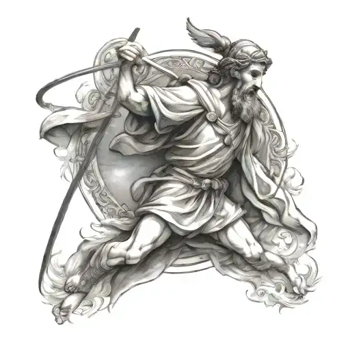 st. christopher tattoo design idea