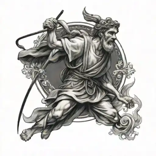 st. christopher tattoo design idea