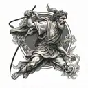 st. christopher tattoo design idea