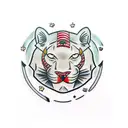 Panther tattoo design idea