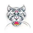 Panther tattoo design idea