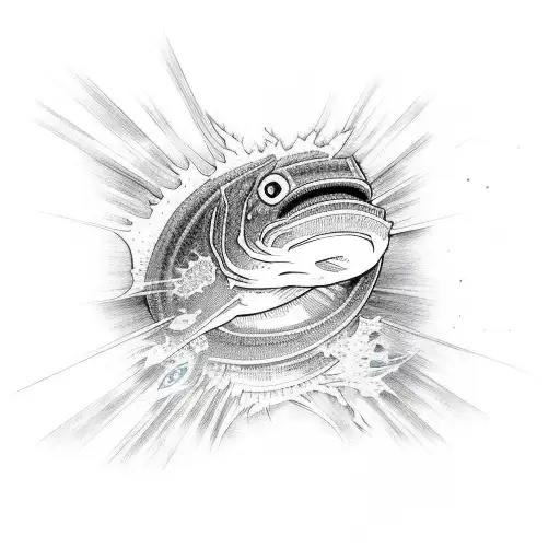 gojo eyes and Pisces, and jujutsu kaisen background tattoo design idea