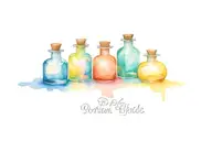 3 potion bottles tattoo design idea