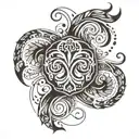 male unalome tattoo tattoo design idea