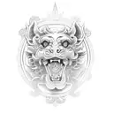 Foo Dog tattoo design idea