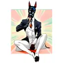 doberman  tattoo design idea