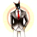 doberman  tattoo design idea