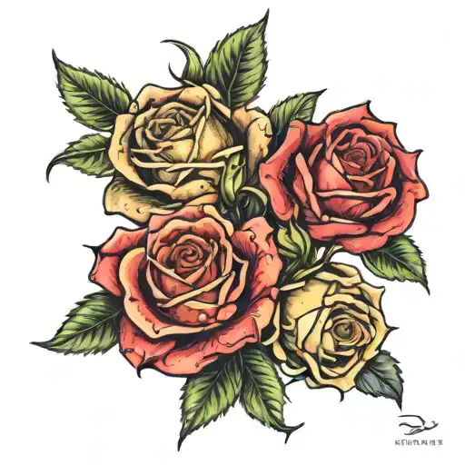 859+ Three Roses Tattoo Ideas in 2026 - BlackInk AI