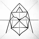 3 Triangles tattoo design idea