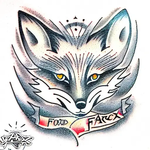 My fox tattoo  rfoxes