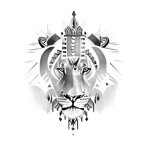 NOIR DE LEONE tattoo design idea