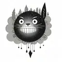 studio ghibli tattoo design idea